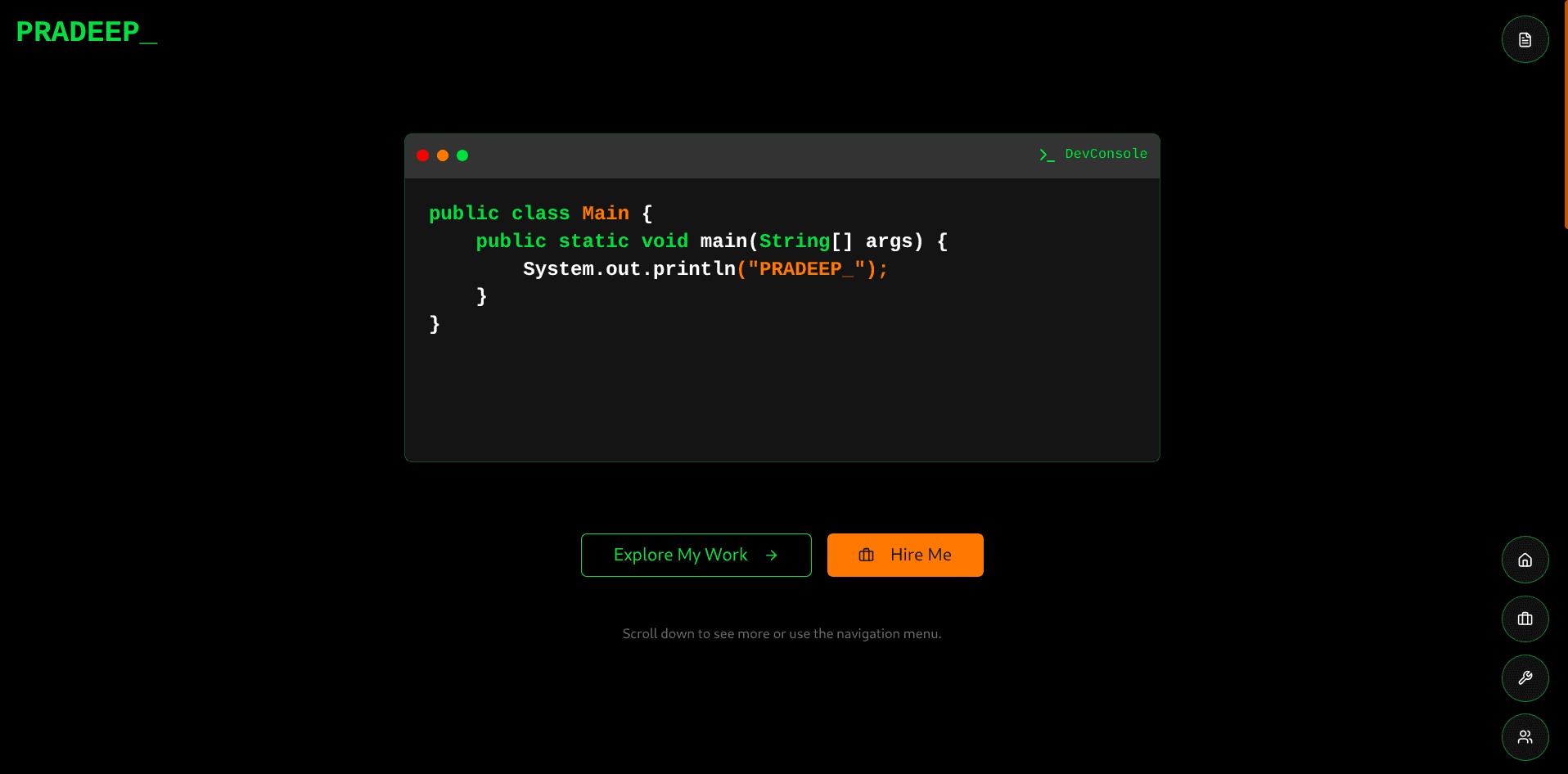 Personal Portfolio Website